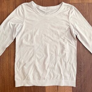 lululemon athletica White Long Sleeve Tee